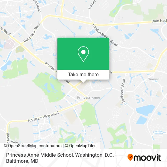 Princess Anne Middle School map