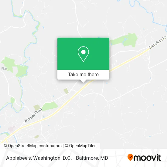 Applebee's map