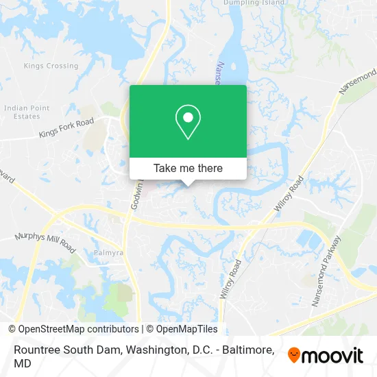 Rountree South Dam map