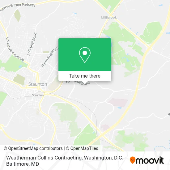 Weatherman-Collins Contracting map