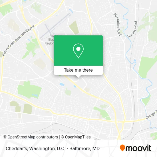 Cheddar's map