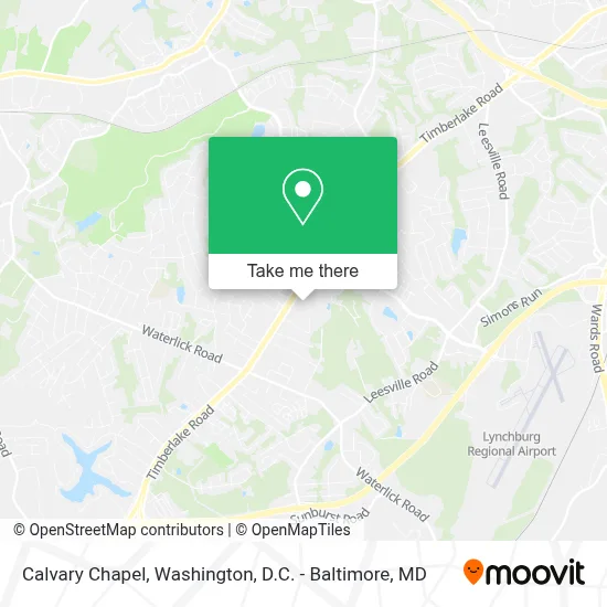 Calvary Chapel map