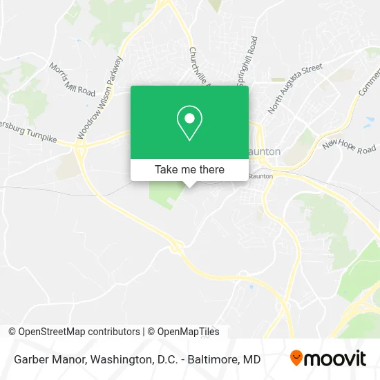 Garber Manor map