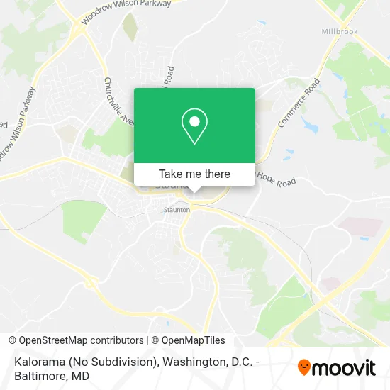 Kalorama (No Subdivision) map