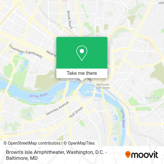 Brown's Isle Amphitheater map