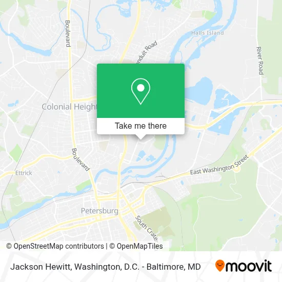 Jackson Hewitt map