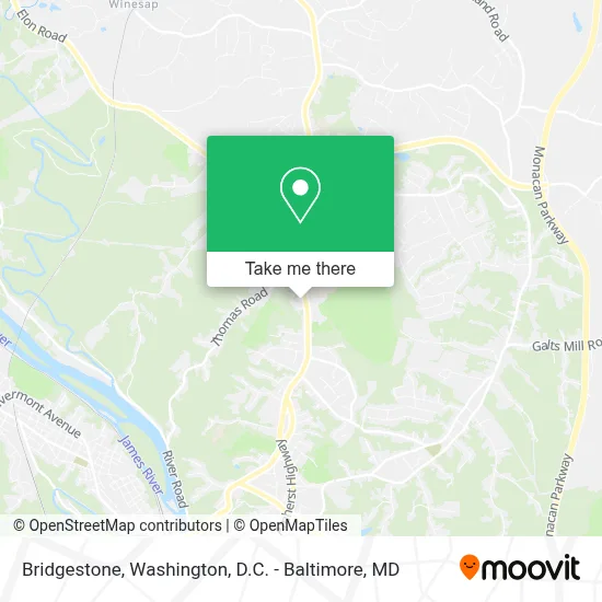 Bridgestone map
