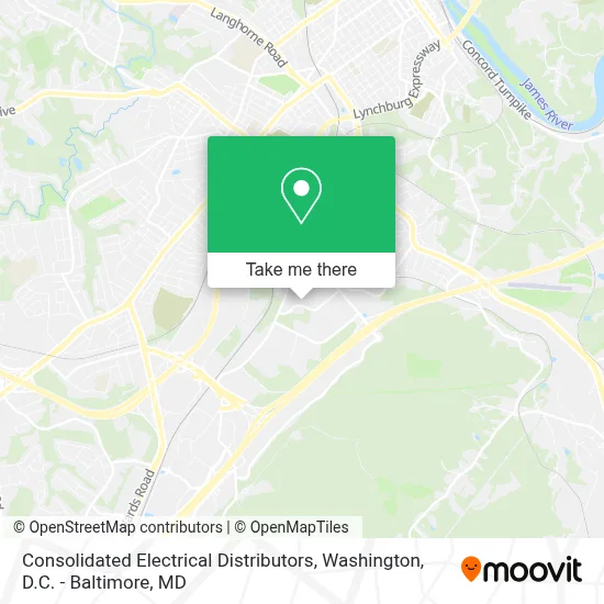 Consolidated Electrical Distributors map