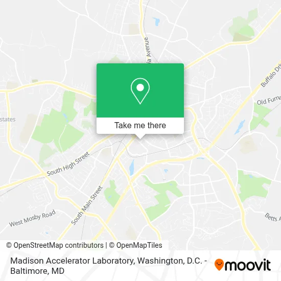 Madison Accelerator Laboratory map