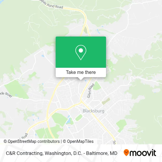 C&R Contracting map