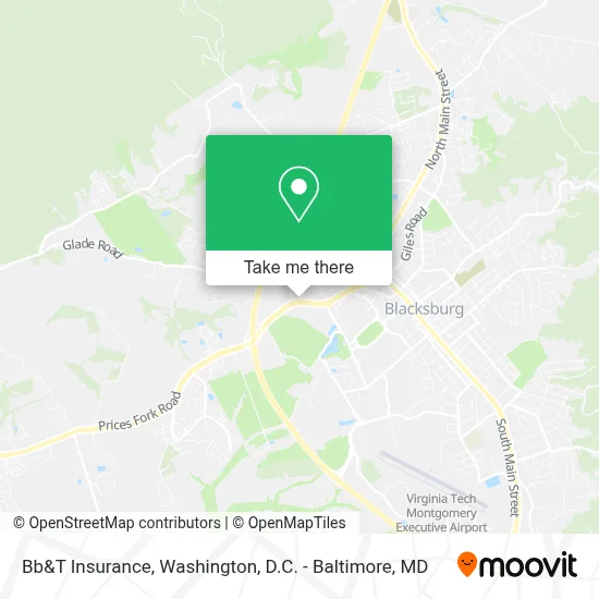 Bb&T Insurance map