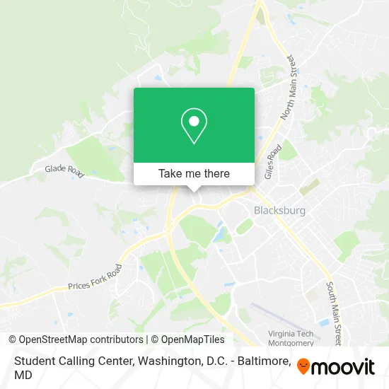 Student Calling Center map