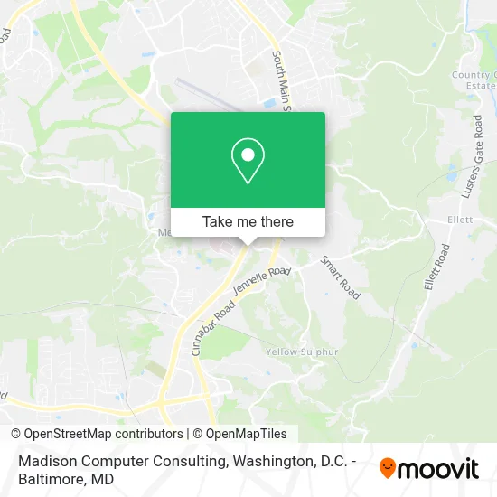 Madison Computer Consulting map