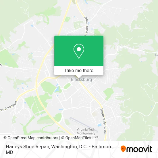Harleys Shoe Repair map