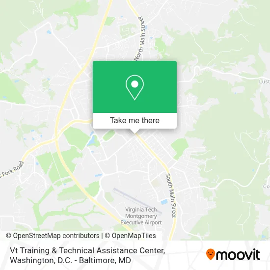 Vt Training & Technical Assistance Center map