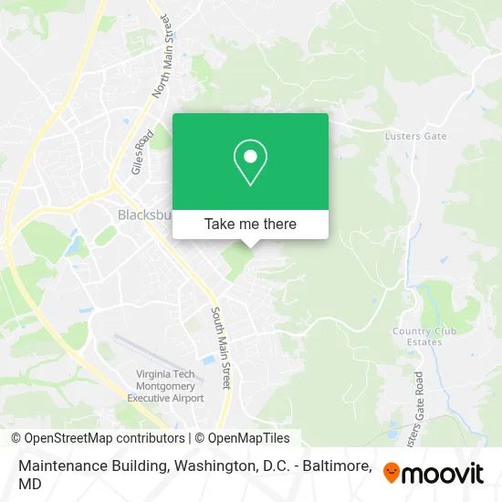Maintenance Building map