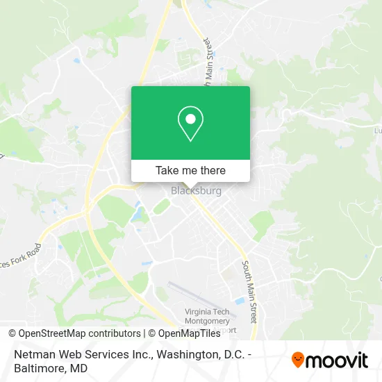 Netman Web Services Inc. map
