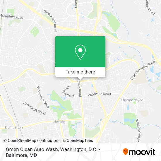Green Clean Auto Wash map