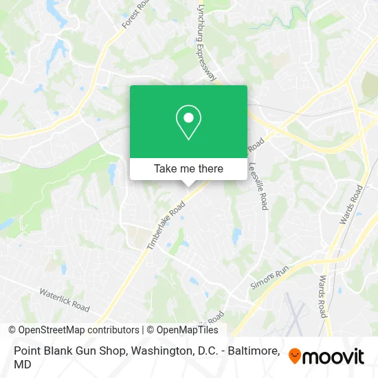 Point Blank Gun Shop map