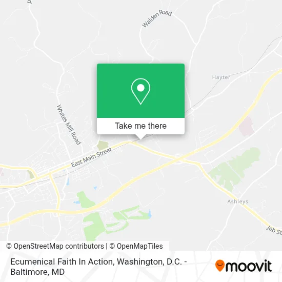 Ecumenical Faith In Action map