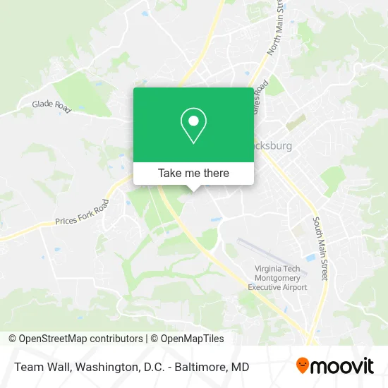 Team Wall map