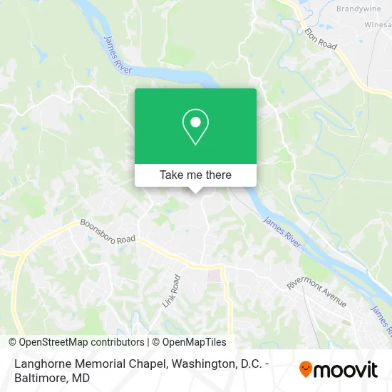 Langhorne Memorial Chapel map