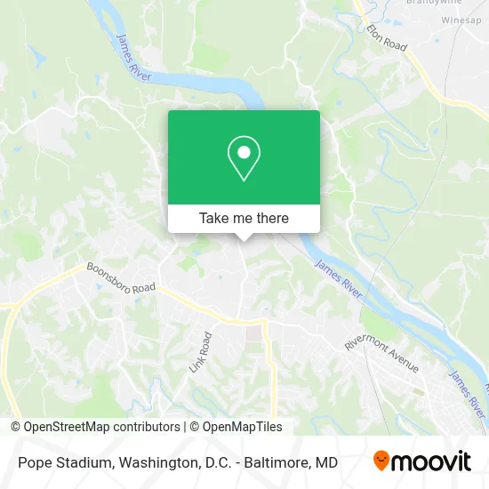 Pope Stadium map