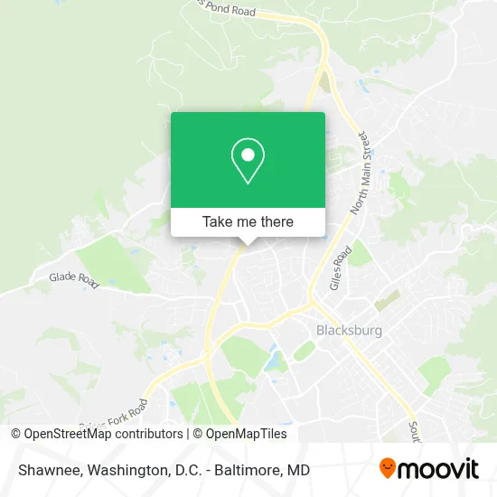 Shawnee map