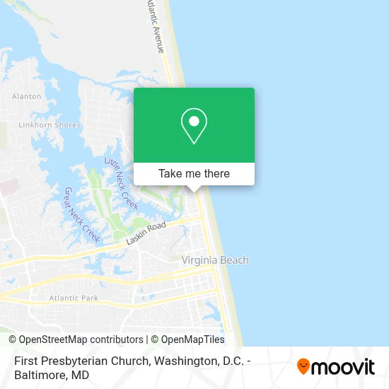 First Presbyterian Church map