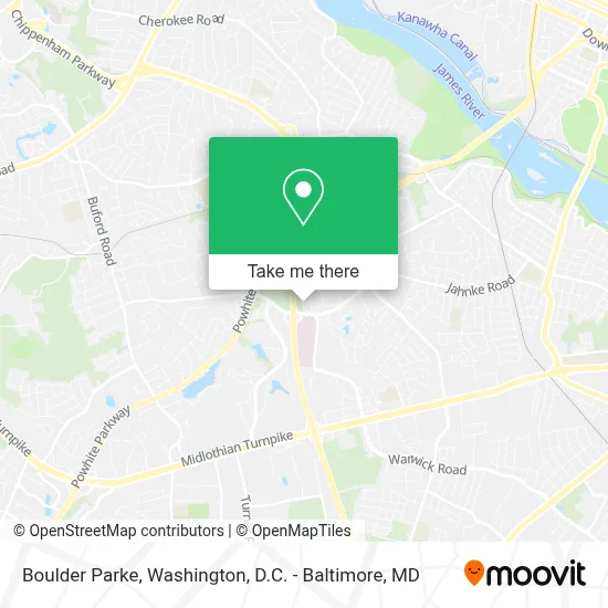 Boulder Parke map