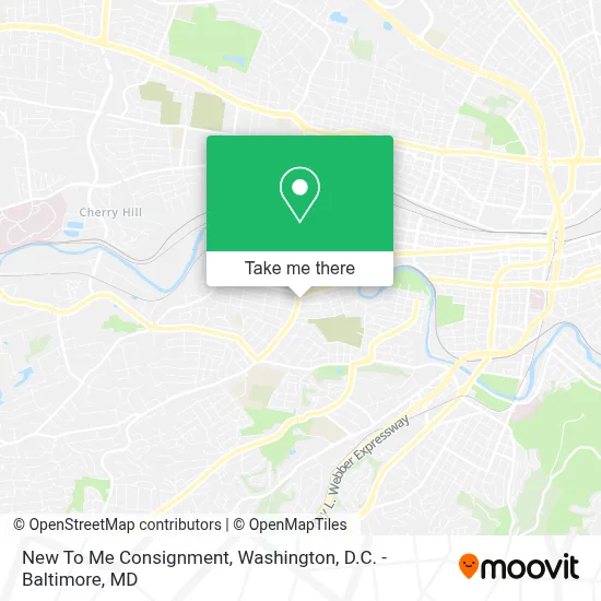 New To Me Consignment map