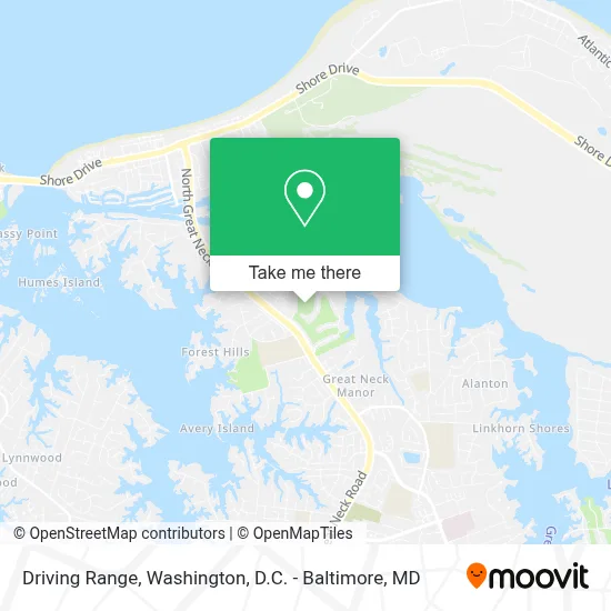 Driving Range map