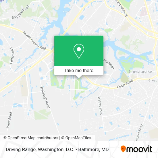 Driving Range map