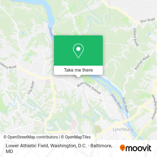 Lower Athletic Field map