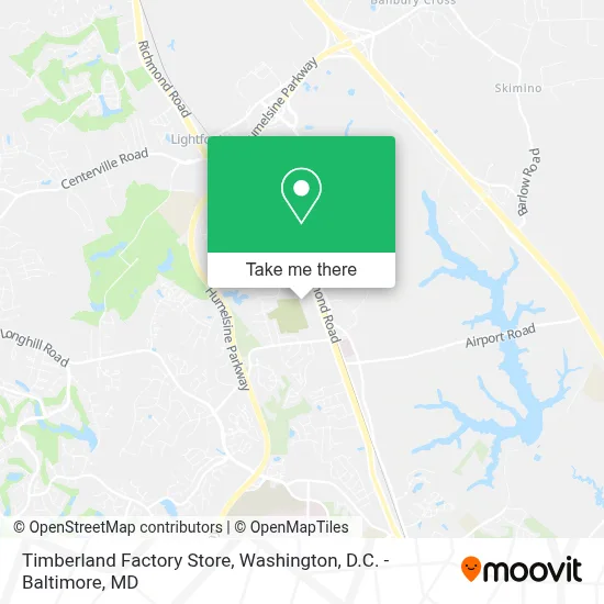 Timberland Factory Store map