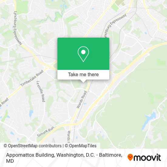 Appomattox Building map