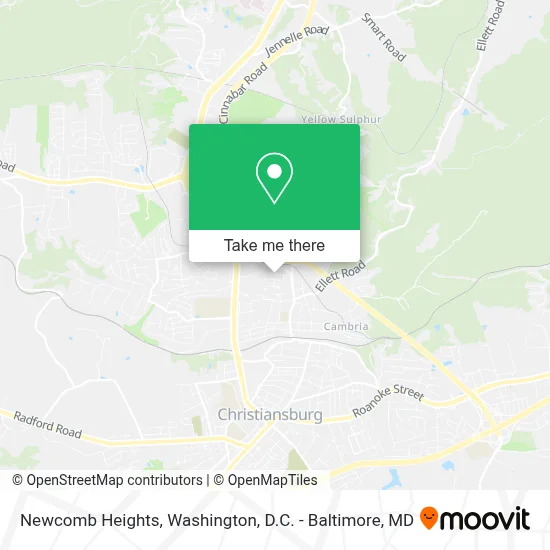 Newcomb Heights map