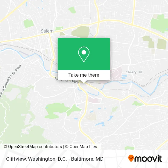 Cliffview map