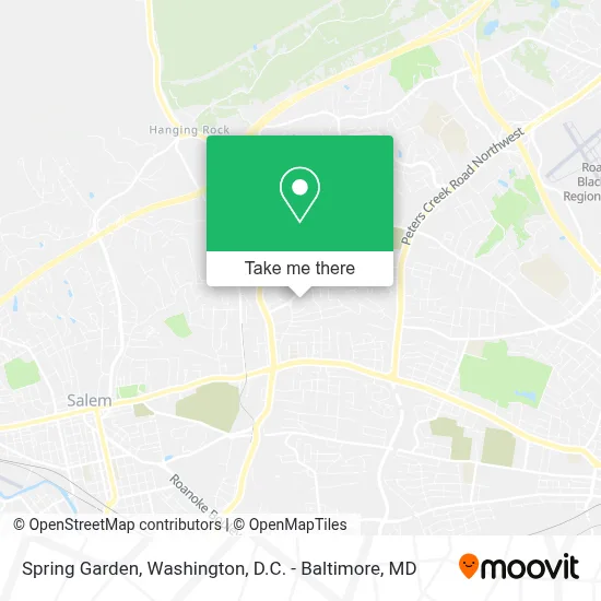 Spring Garden map