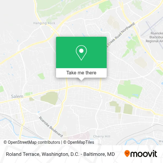 Roland Terrace map