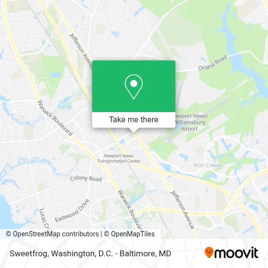 Sweetfrog map