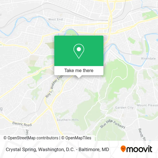 Crystal Spring map