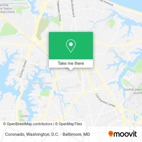 Coronado map