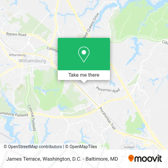 James Terrace map
