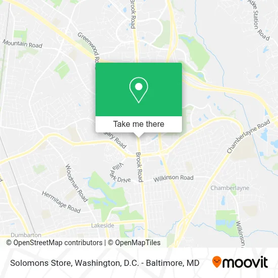 Solomons Store map