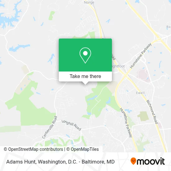 Adams Hunt map