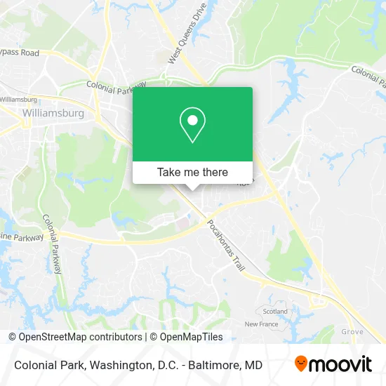 Colonial Park map