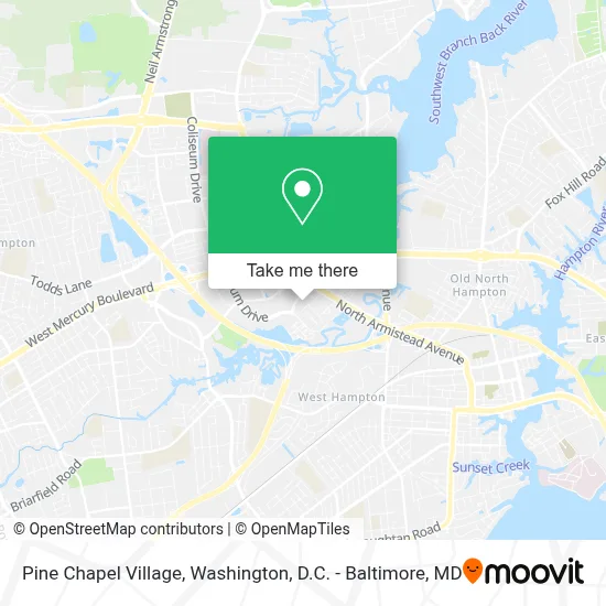 Pine Chapel Village map