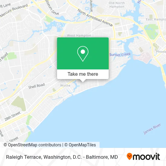 Raleigh Terrace map