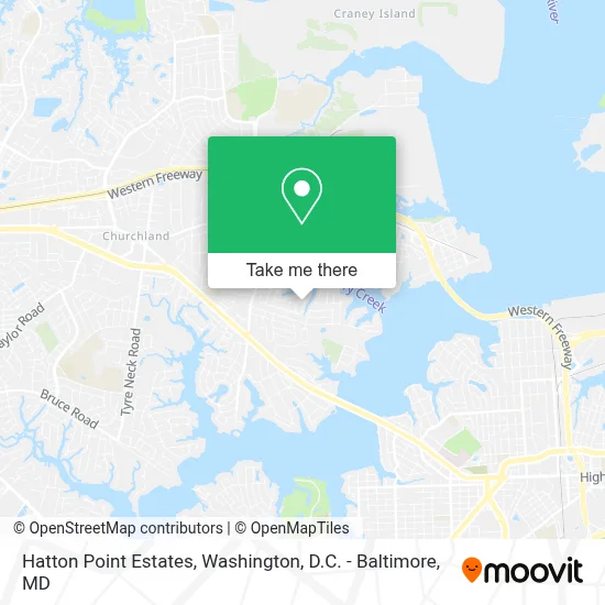 Hatton Point Estates map